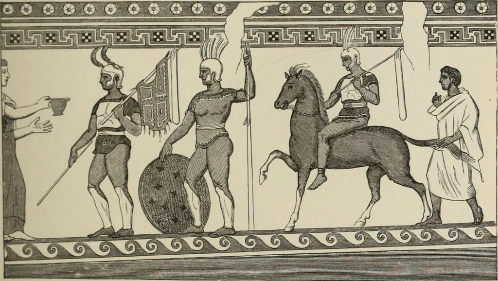 An illustration from History of ancient, early Christian, and mediaeval painting, 1880, leaf 152