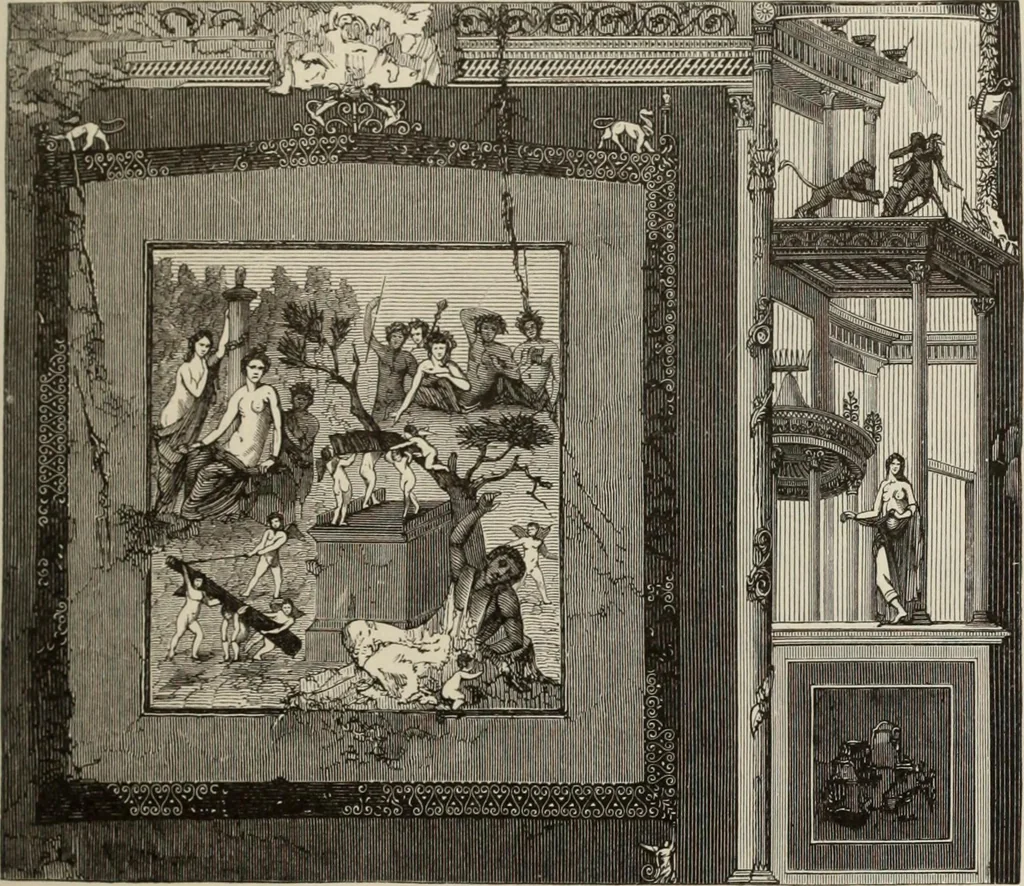 An illustration from History of ancient, early Christian, and mediaeval painting, 1880, leaf 154