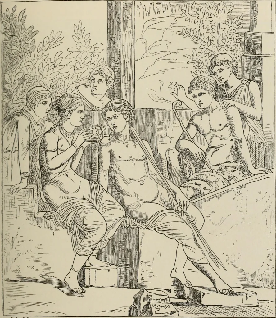 An illustration from History of ancient, early Christian, and mediaeval painting, 1880, leaf 160