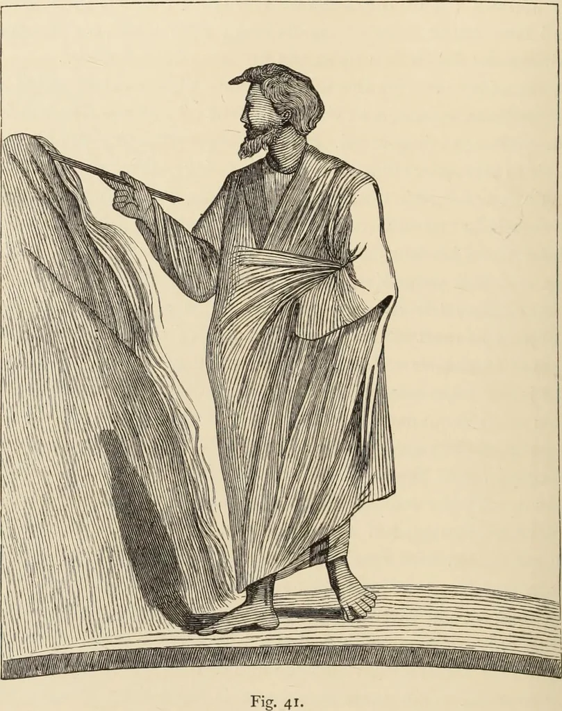 An illustration from History of ancient, early Christian, and mediaeval painting, 1880, leaf 189