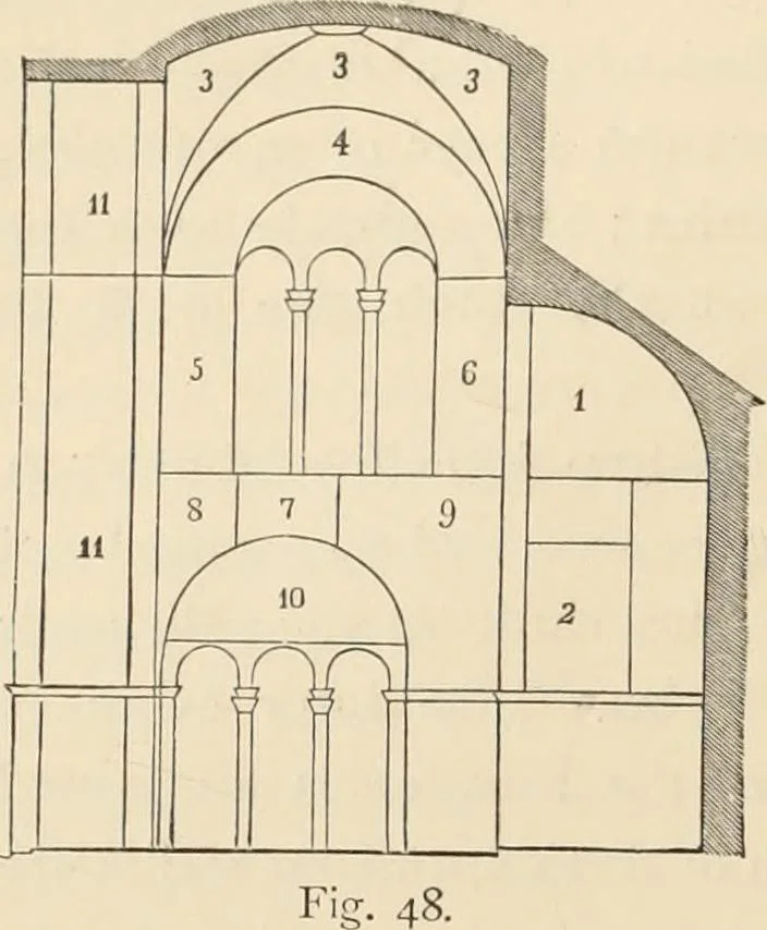 An illustration from History of ancient, early Christian, and mediaeval painting, 1880, leaf 209