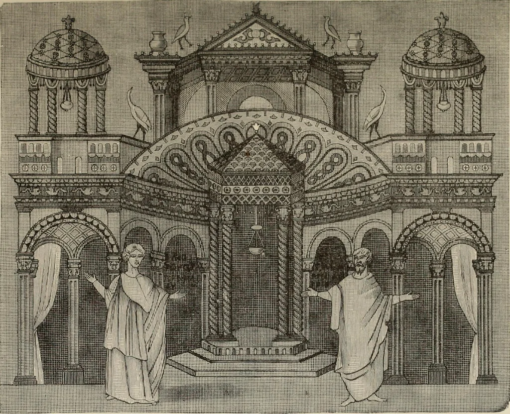 An illustration from History of ancient, early Christian, and mediaeval painting, 1880, leaf 214