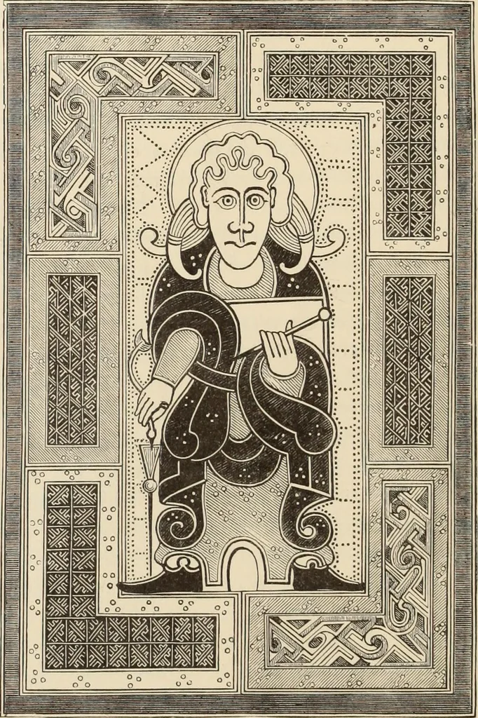 An illustration from History of ancient, early Christian, and mediaeval painting, 1880, leaf 235