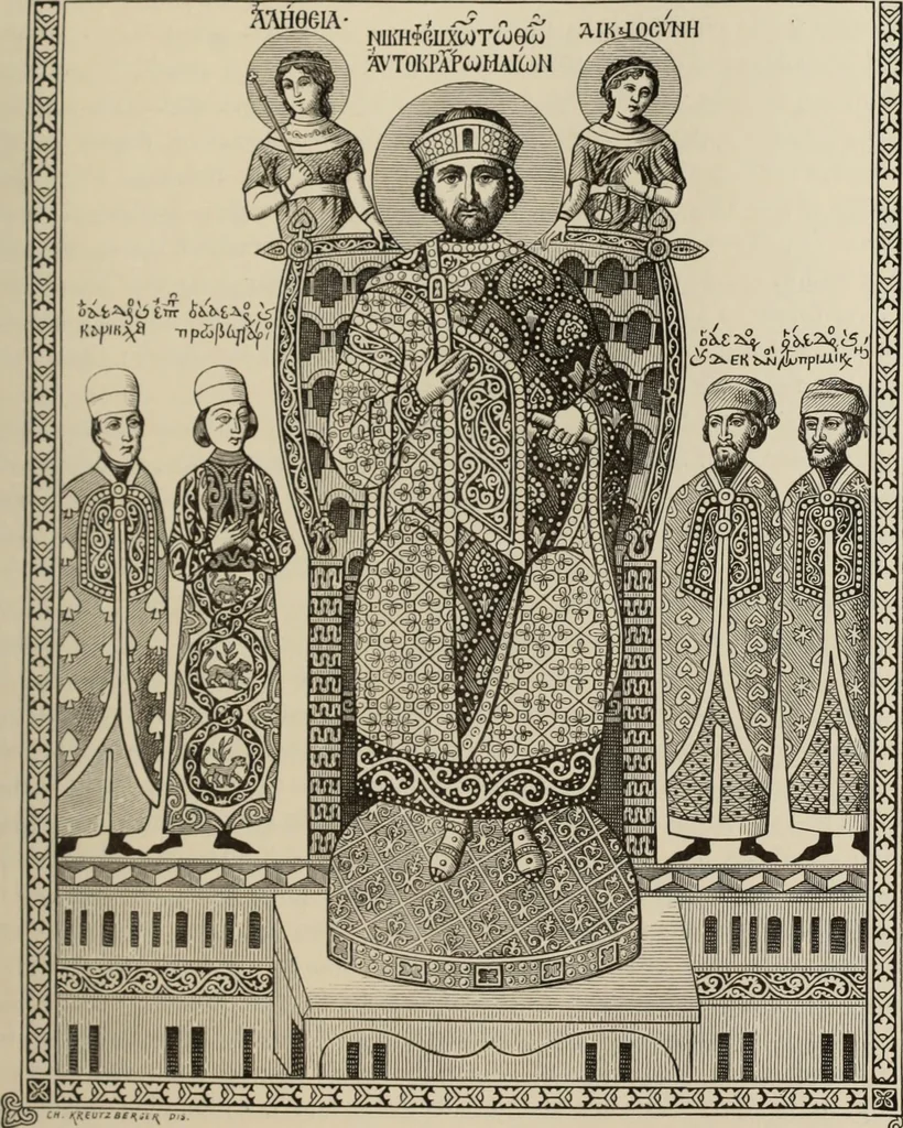 An illustration from History of ancient, early Christian, and mediaeval painting, 1880, leaf 260