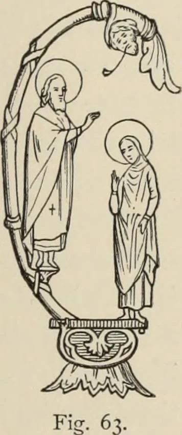 An illustration from History of ancient, early Christian, and mediaeval painting, 1880, leaf 262