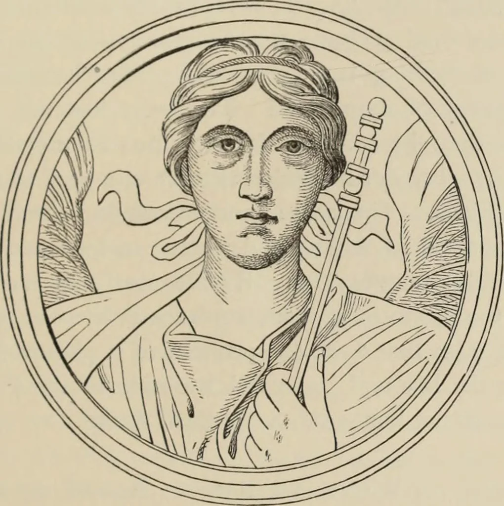 An illustration from History of ancient, early Christian, and mediaeval painting, 1880, leaf 266