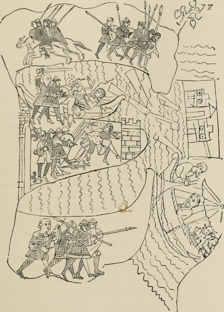 An illustration from History of ancient, early Christian, and mediaeval painting, 1880, leaf 290