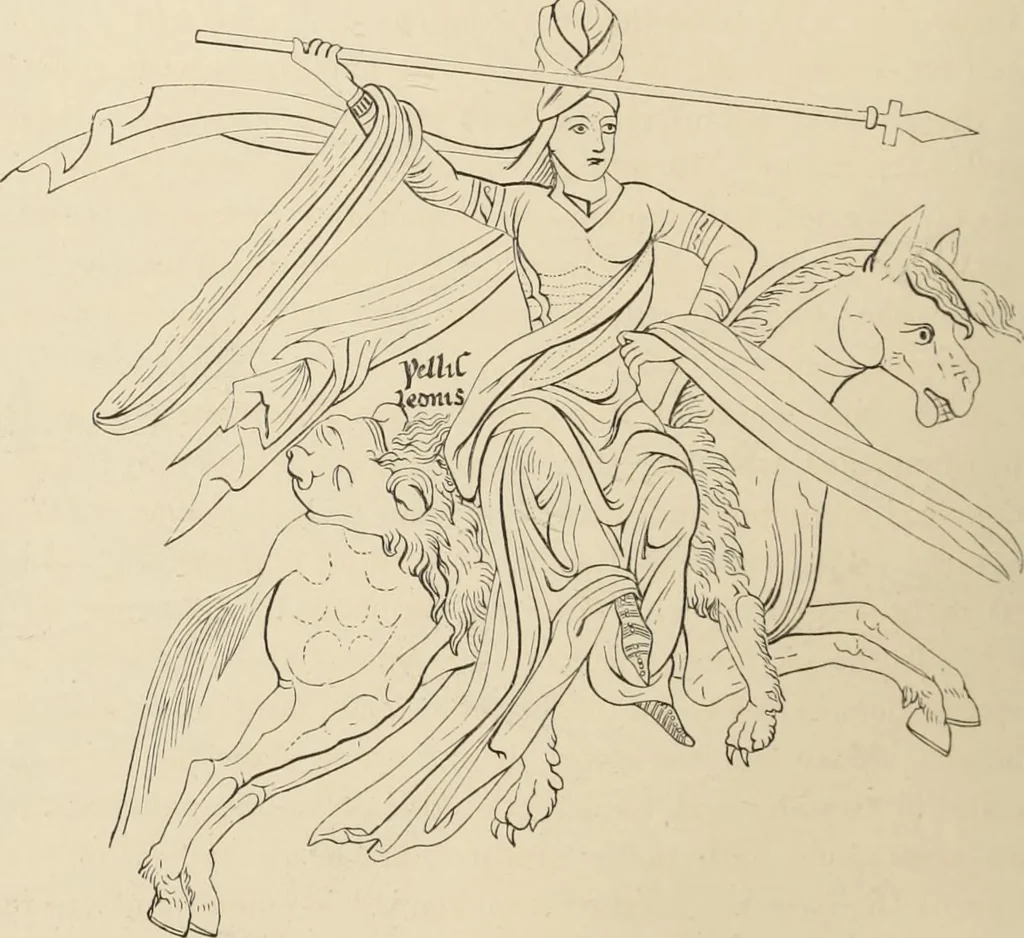 An illustration from History of ancient, early Christian, and mediaeval painting, 1880, leaf 317