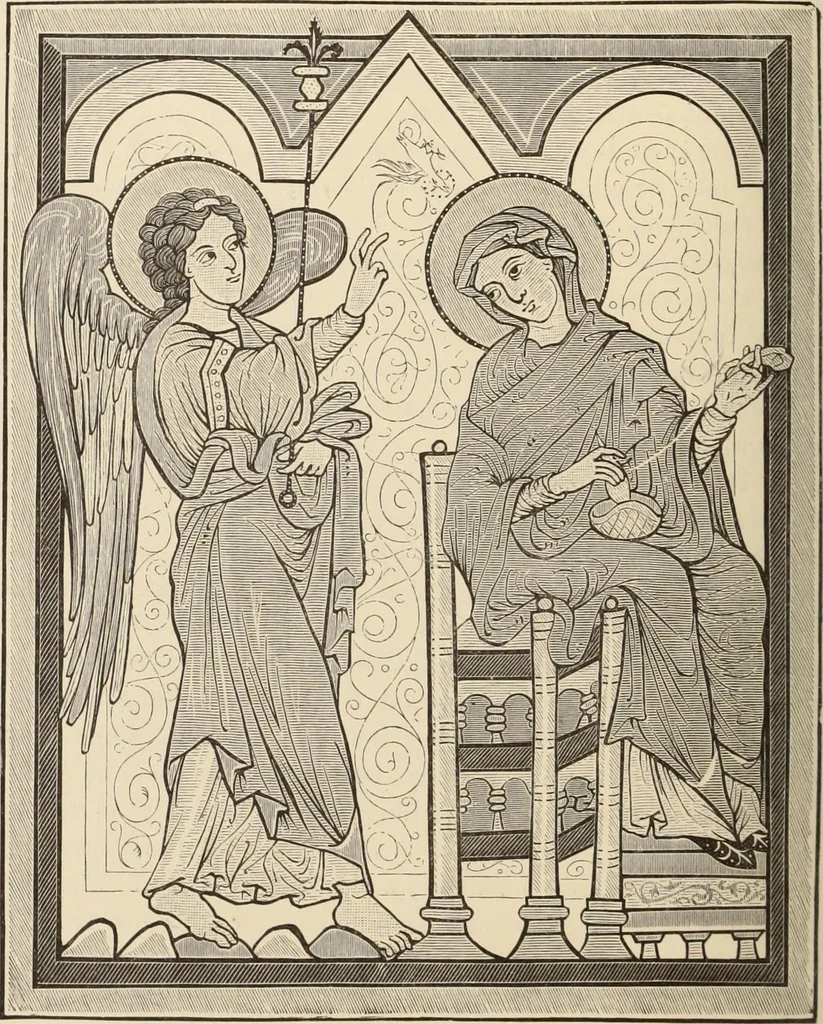 An illustration from History of ancient, early Christian, and mediaeval painting, 1880, leaf 319