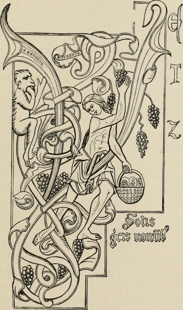 An illustration from History of ancient, early Christian, and mediaeval painting, 1880, leaf 324