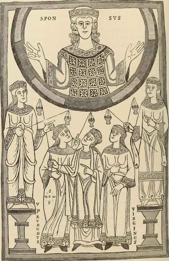 An illustration from History of ancient, early Christian, and mediaeval painting, 1880, leaf 327
