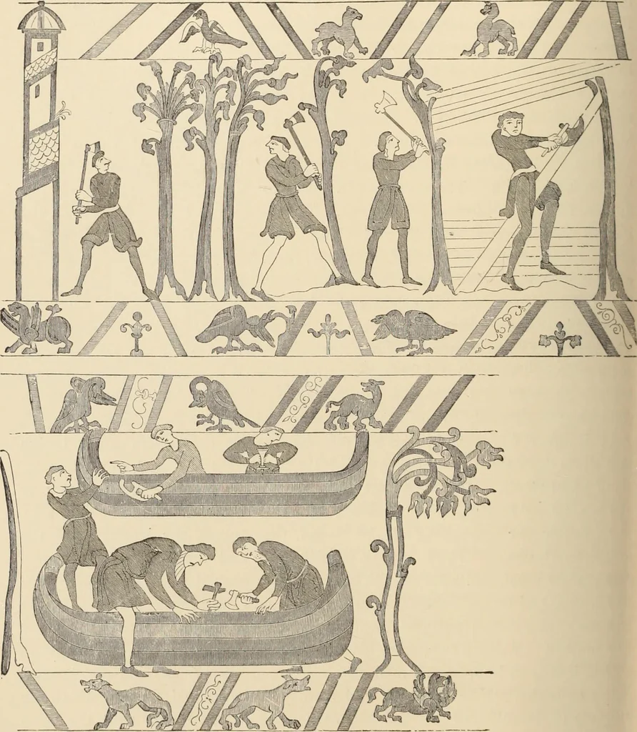 An illustration from History of ancient, early Christian, and mediaeval painting, 1880, leaf 333