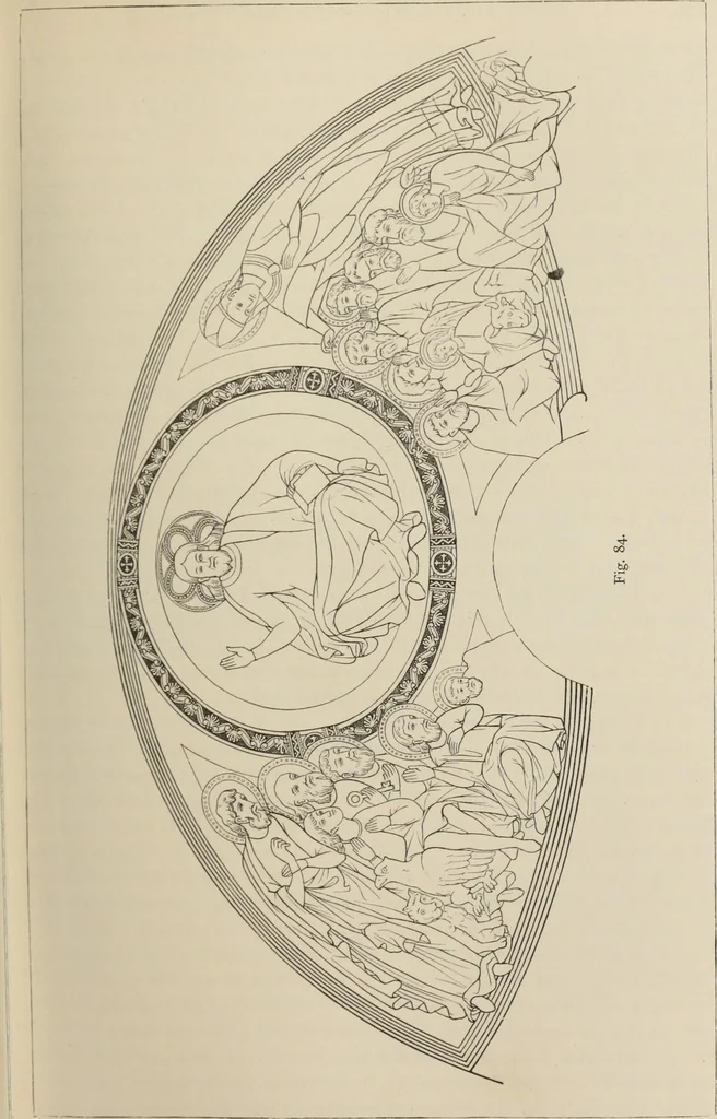 An illustration from History of ancient, early Christian, and mediaeval painting, 1880, leaf 336