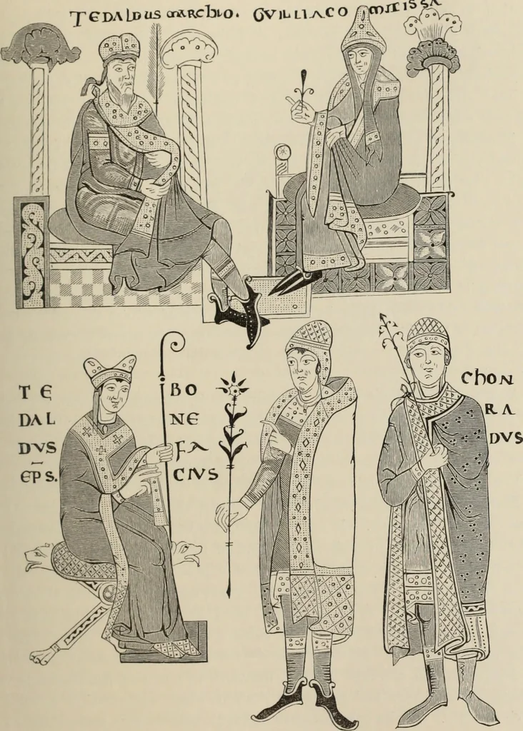 An illustration from History of ancient, early Christian, and mediaeval painting, 1880, leaf 360