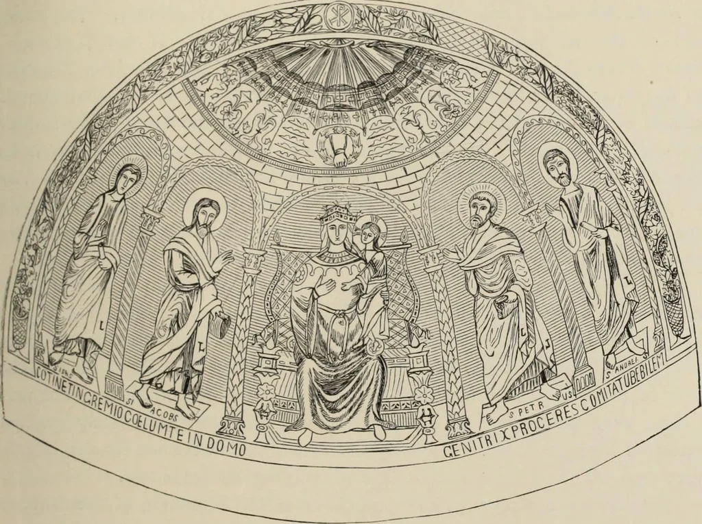 An illustration from History of ancient, early Christian, and mediaeval painting, 1880, leaf 368