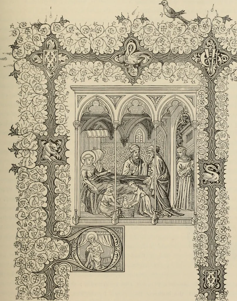 An illustration from History of ancient, early Christian, and mediaeval painting, 1880, leaf 410