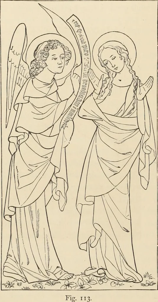 An illustration from History of ancient, early Christian, and mediaeval painting, 1880, leaf 445