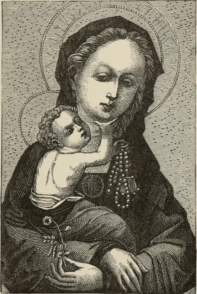 An illustration from History of ancient, early Christian, and mediaeval painting, 1880, leaf 446