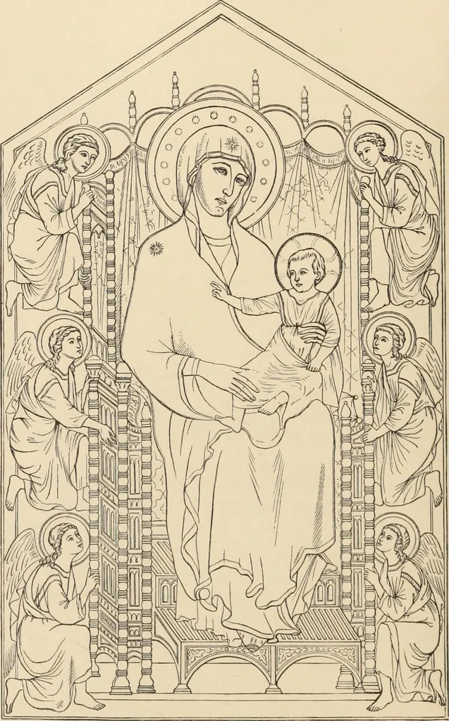 An illustration from History of ancient, early Christian, and mediaeval painting, 1880, leaf 459