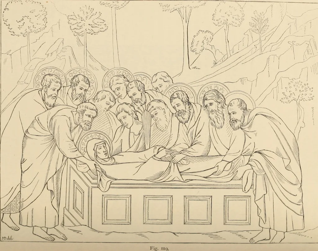 An illustration from History of ancient, early Christian, and mediaeval painting, 1880, leaf 463
