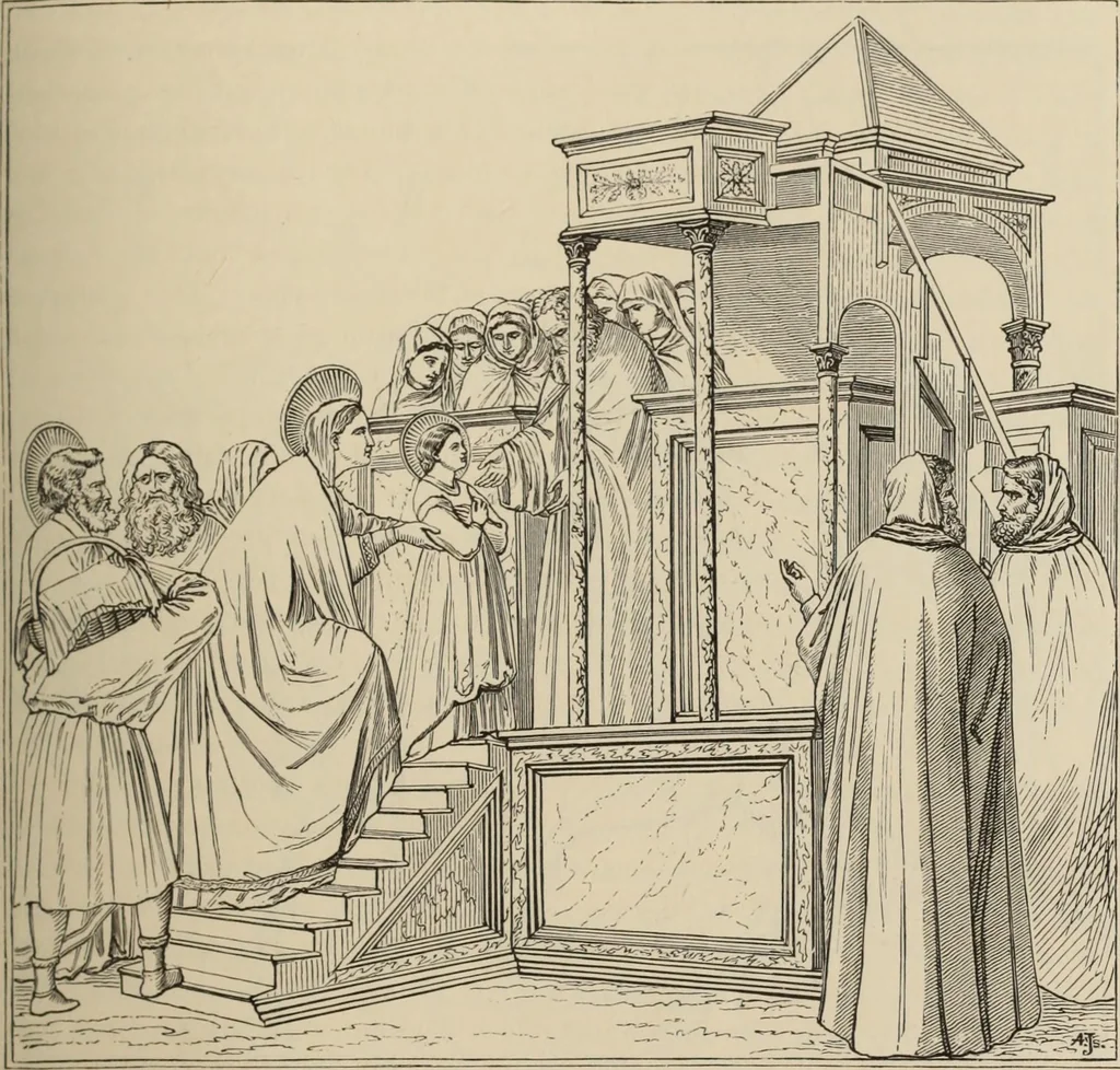 An illustration from History of ancient, early Christian, and mediaeval painting, 1880, leaf 472