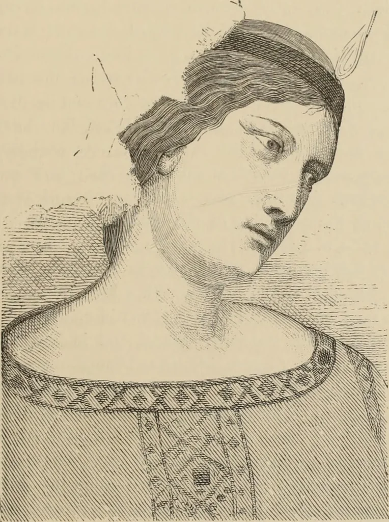 An illustration from History of ancient, early Christian, and mediaeval painting, 1880, leaf 502