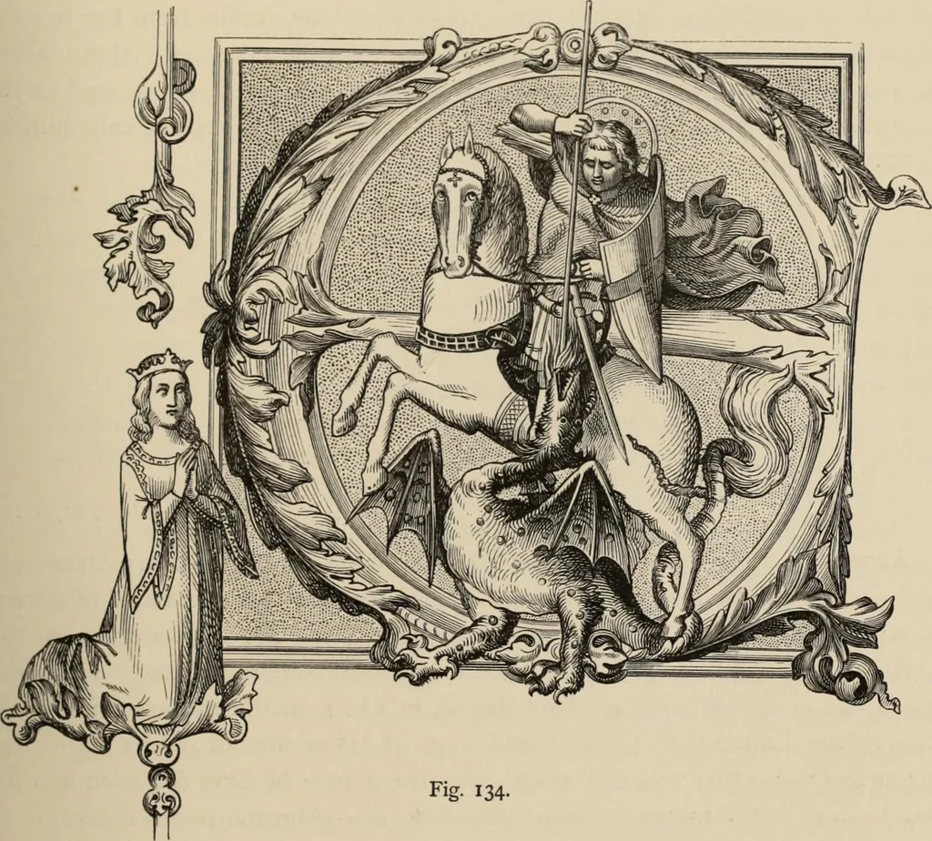 An illustration from History of ancient, early Christian, and mediaeval painting, 1880, leaf 518