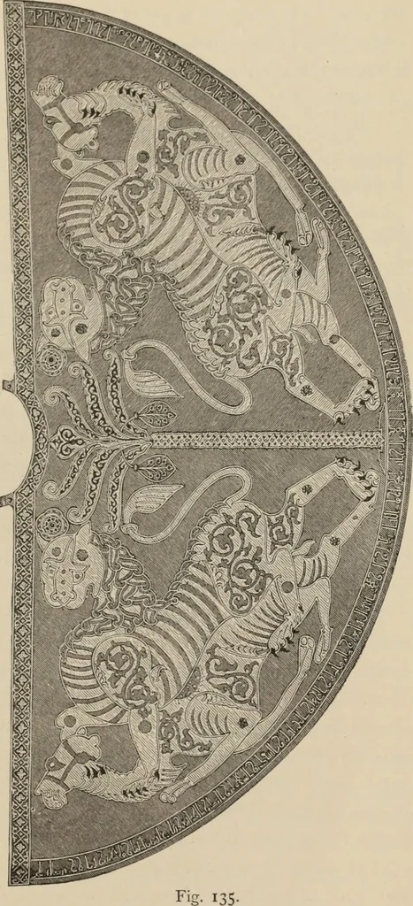 An illustration from History of ancient, early Christian, and mediaeval painting, 1880, leaf 524