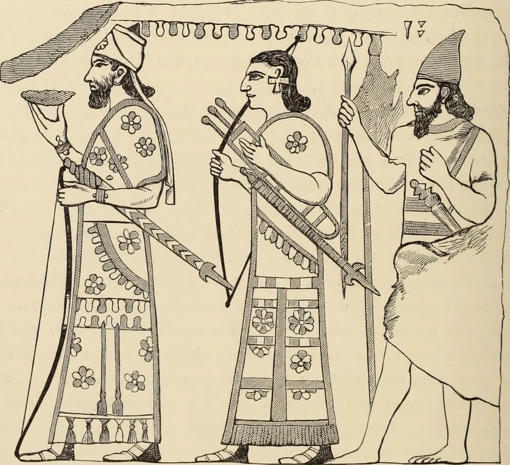 An illustration from History of ancient, early Christian, and mediaeval painting, 1880, leaf 55