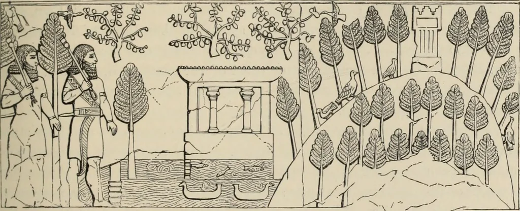 An illustration from History of ancient, early Christian, and mediaeval painting, 1880, leaf 58