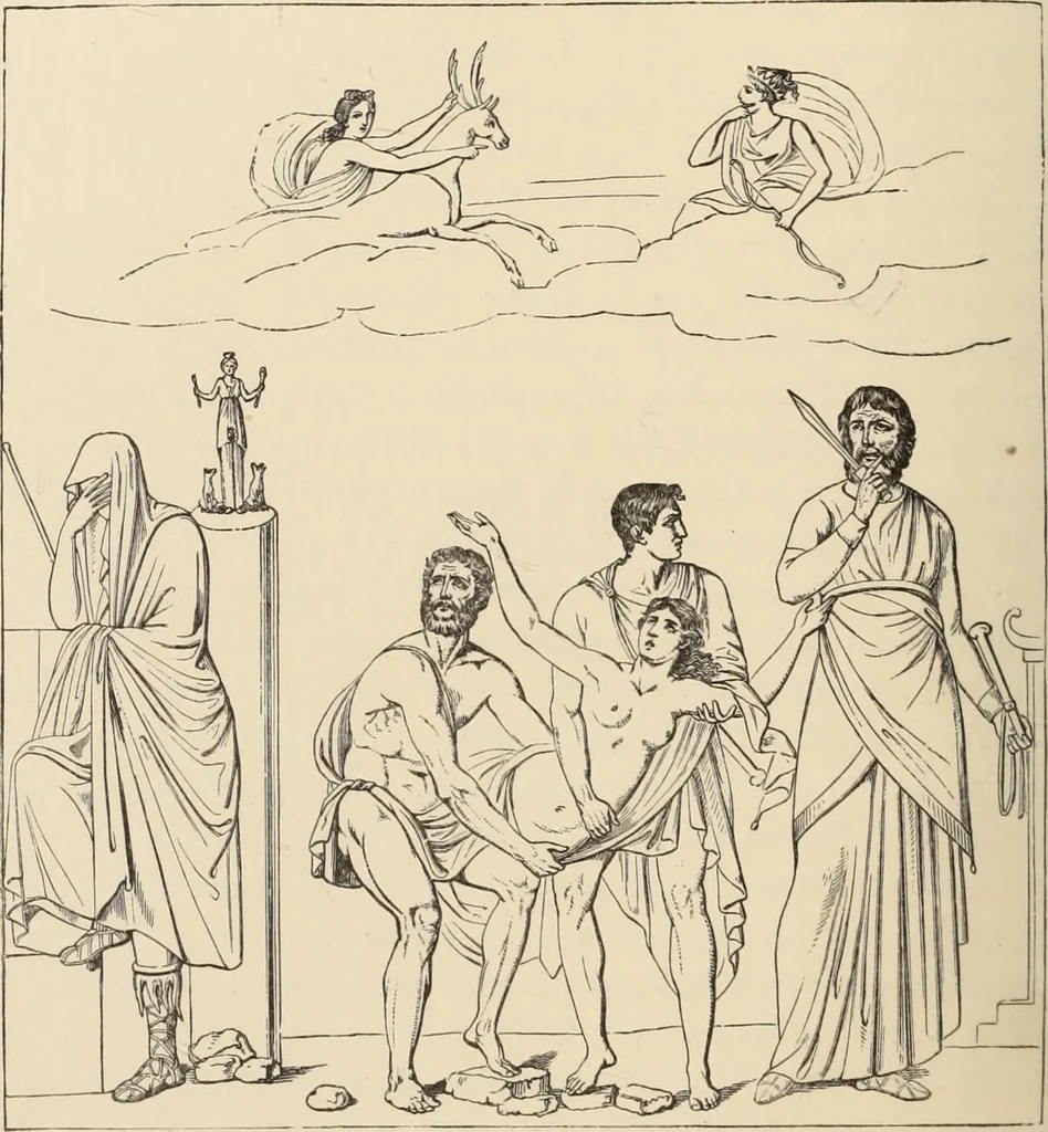 An illustration from History of ancient, early Christian, and mediaeval painting, 1880, leaf 81