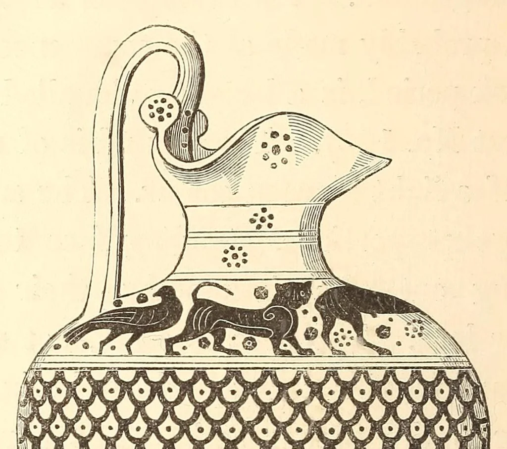 An illustration from History of ancient pottery, 1858, leaf 290