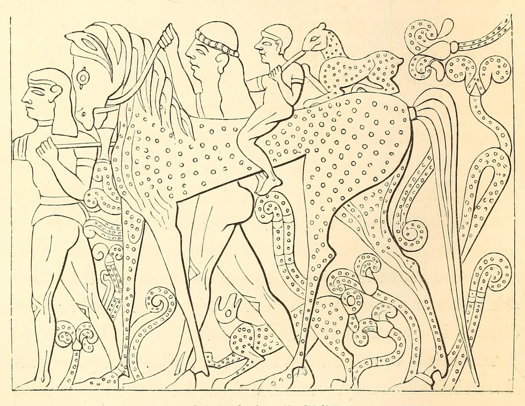 An illustration from History of ancient pottery, 1858, leaf 296