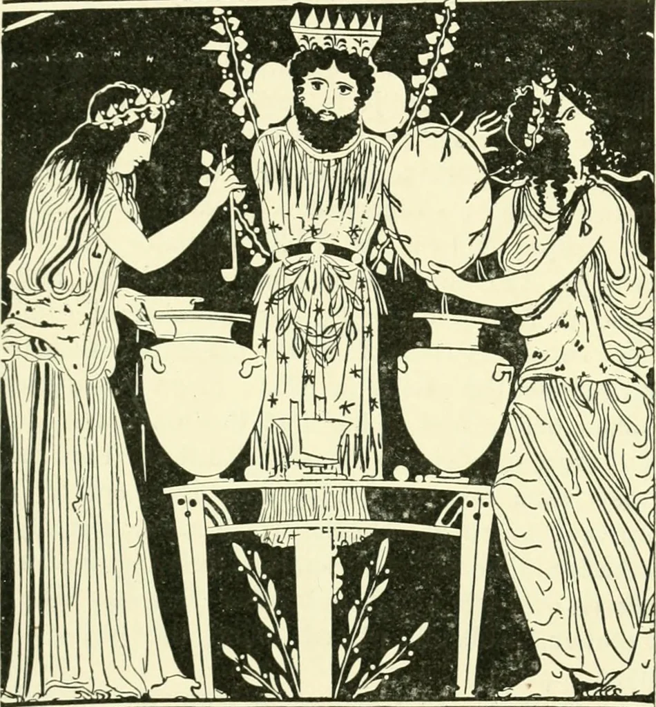 An illustration from History of ancient pottery, Greek, Etruscan, and Roman, 1905, leaf 200