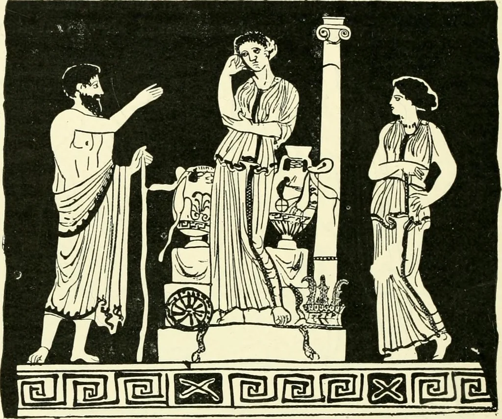 An illustration from History of ancient pottery, Greek, Etruscan, and Roman, 1905, leaf 203