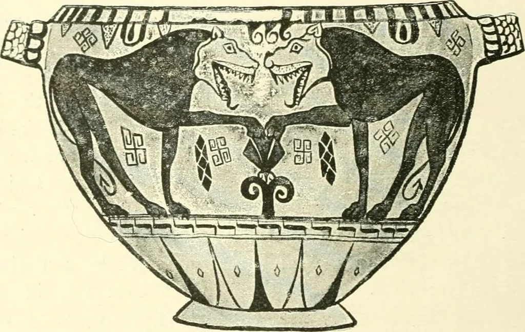 An illustration from History of ancient pottery, Greek, Etruscan, and Roman, 1905, leaf 365