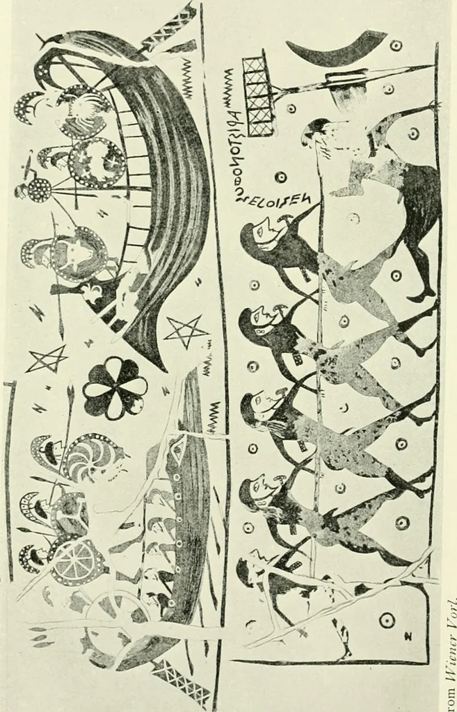 An illustration from History of ancient pottery, Greek, Etruscan, and Roman, 1905, leaf 366