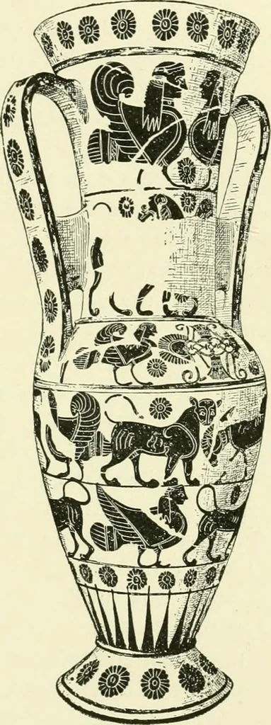 An illustration from History of ancient pottery, Greek, Etruscan, and Roman, 1905, leaf 370
