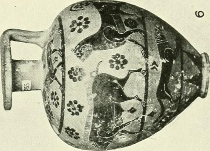 An illustration from History of ancient pottery, Greek, Etruscan, and Roman, 1905, leaf 384