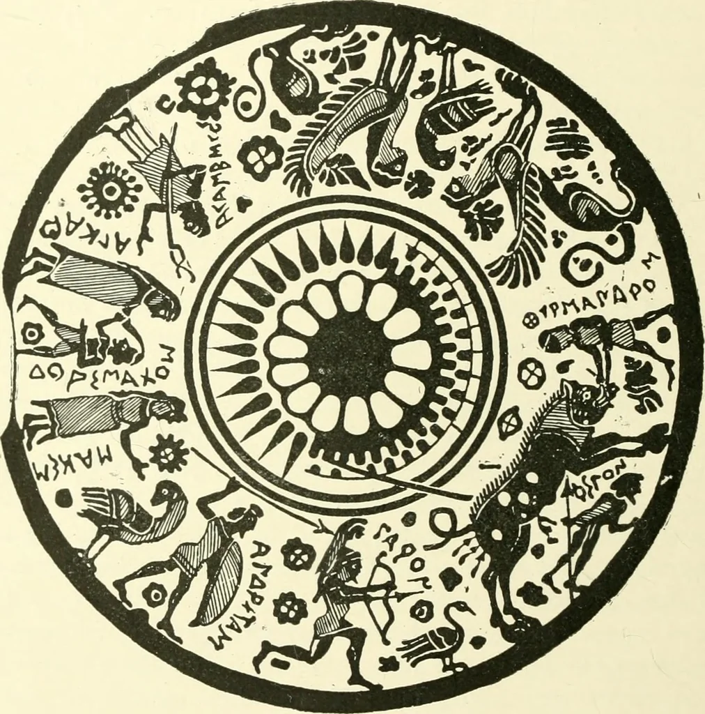 An illustration from History of ancient pottery, Greek, Etruscan, and Roman, 1905, leaf 395
