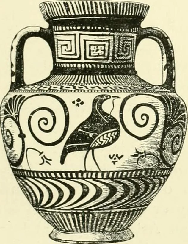 An illustration from History of ancient pottery, Greek, Etruscan, and Roman, 1905, leaf 424