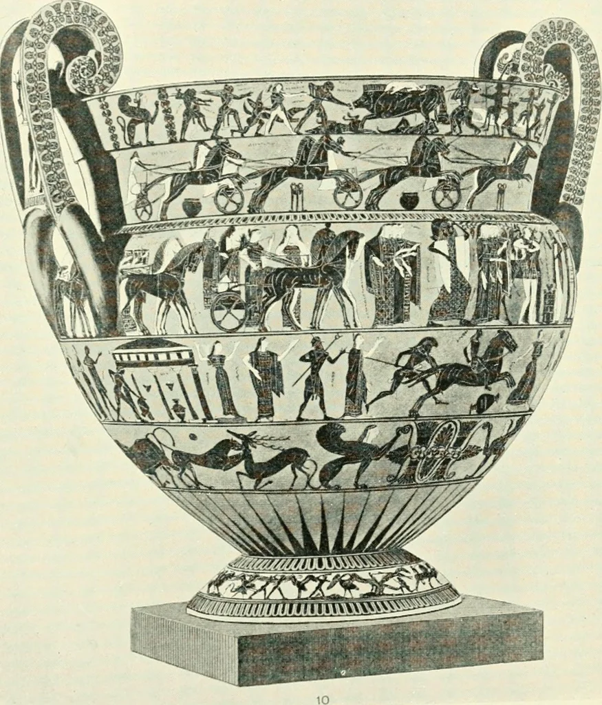 An illustration from History of ancient pottery, Greek, Etruscan, and Roman, 1905, leaf 464