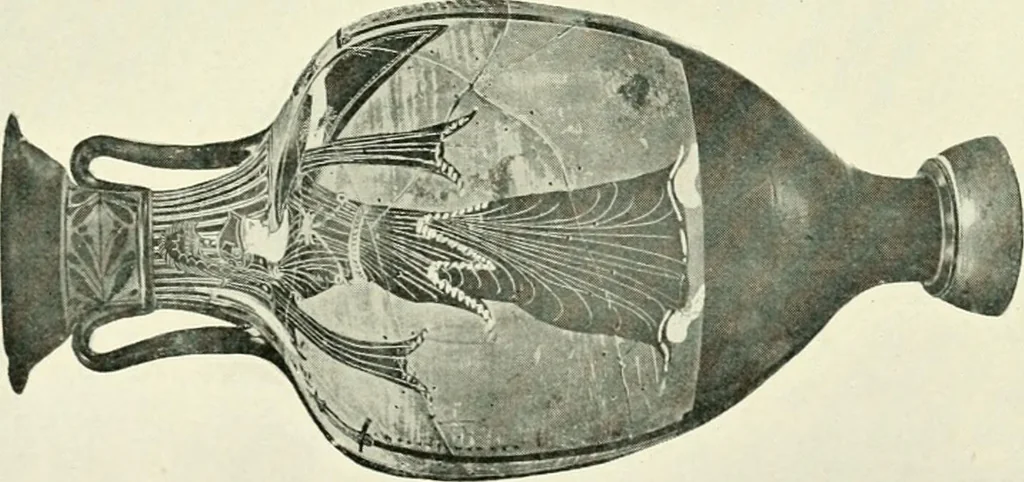 An illustration from History of ancient pottery, Greek, Etruscan, and Roman, 1905, leaf 496