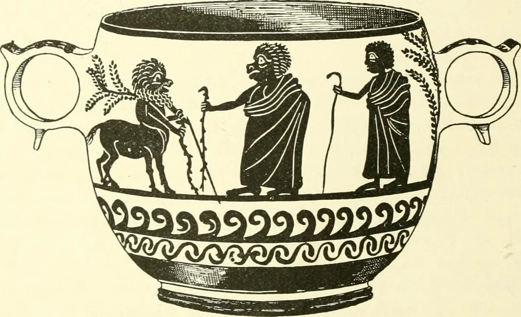 An illustration from History of ancient pottery, Greek, Etruscan, and Roman, 1905, leaf 499