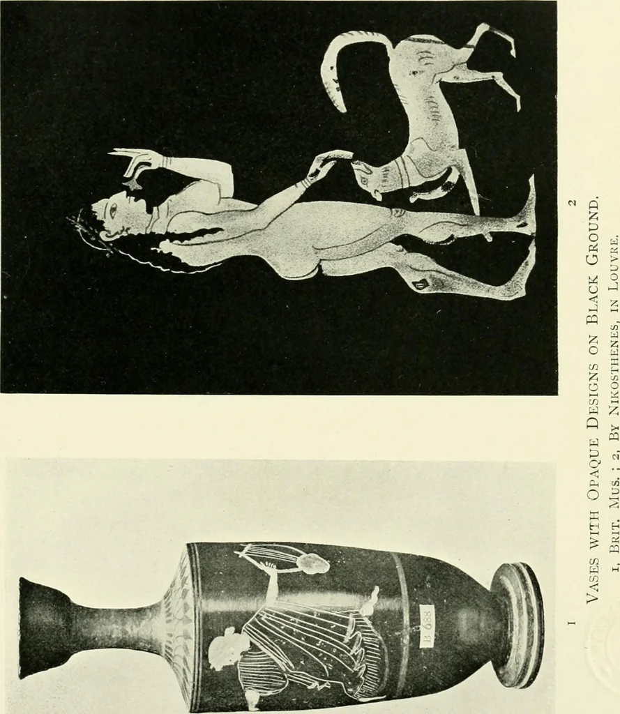 An illustration from History of ancient pottery, Greek, Etruscan, and Roman, 1905, leaf 502