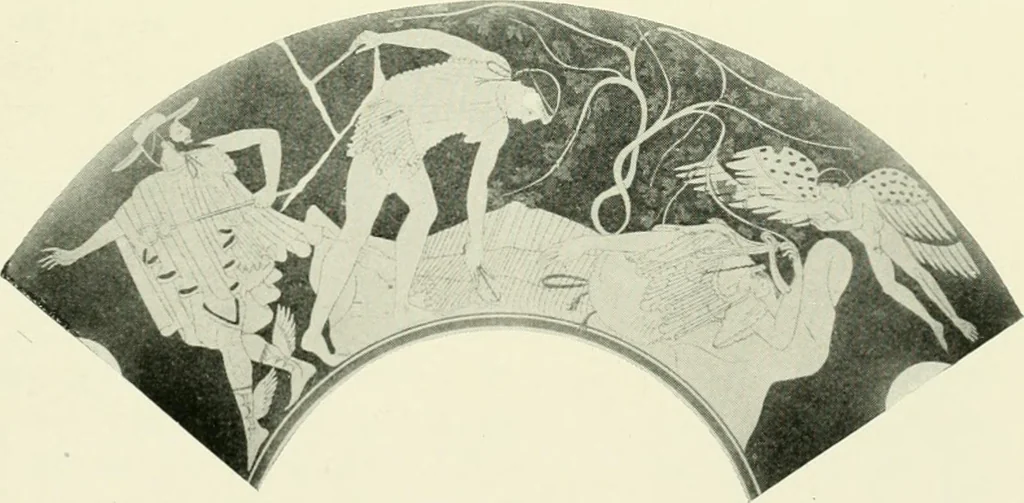 An illustration from History of ancient pottery, Greek, Etruscan, and Roman, 1905, leaf 552