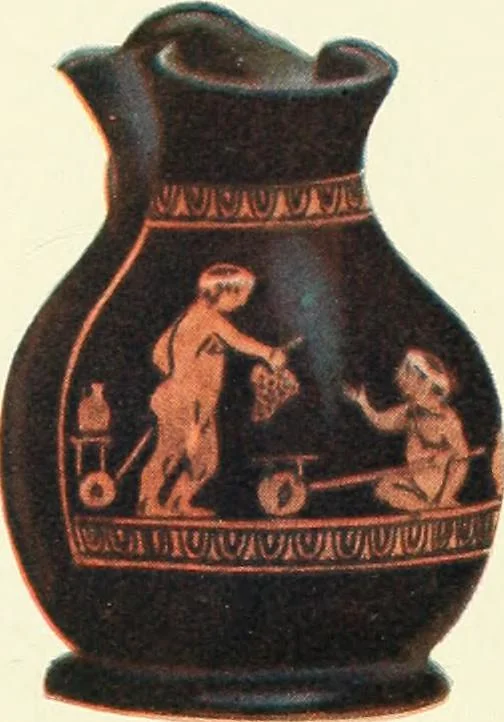 An illustration from History of ancient pottery, Greek, Etruscan, and Roman, 1905, leaf 570