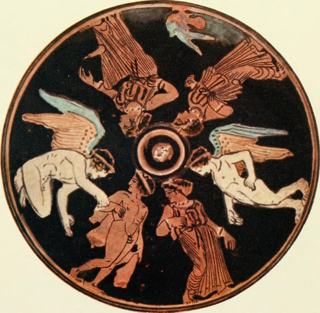 An illustration from History of ancient pottery, Greek, Etruscan, and Roman, 1905, leaf 570