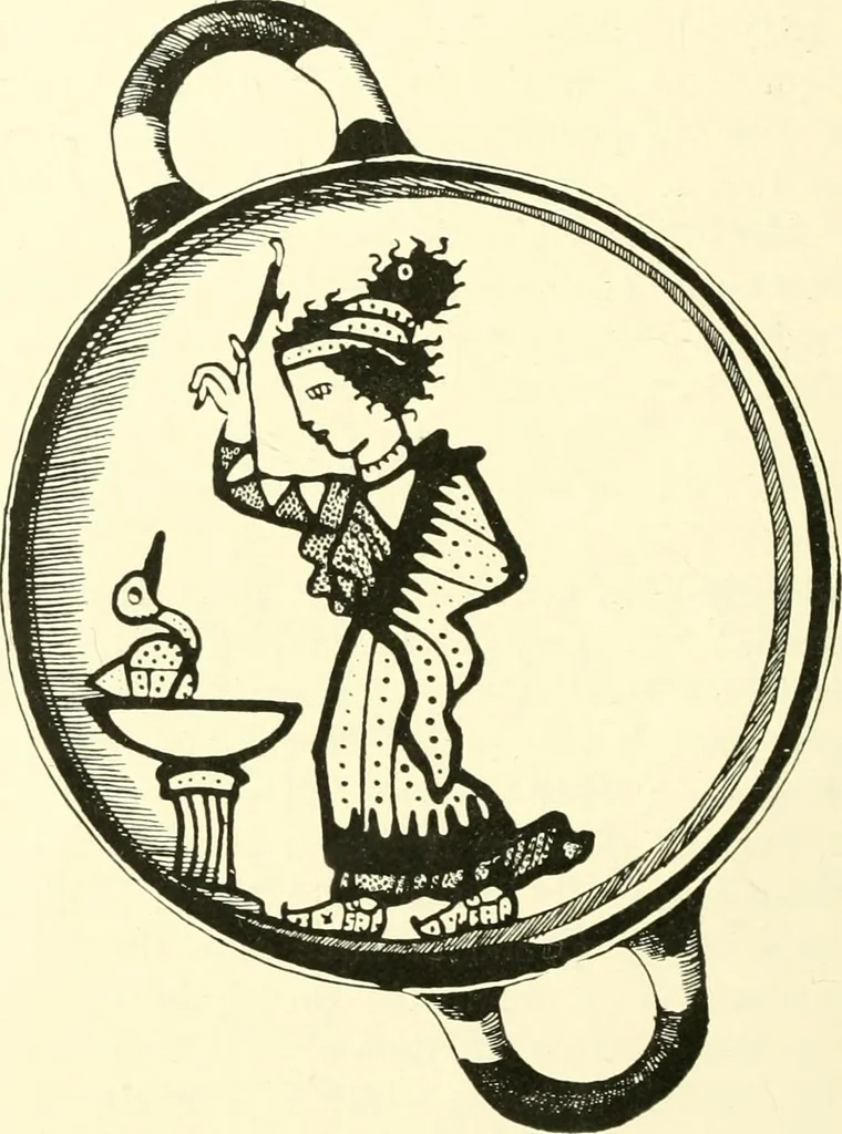 An illustration from History of ancient pottery, Greek, Etruscan, and Roman, 1905, leaf 575