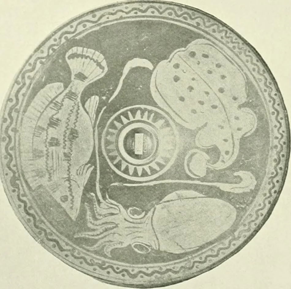 An illustration from History of ancient pottery, Greek, Etruscan, and Roman, 1905, leaf 610